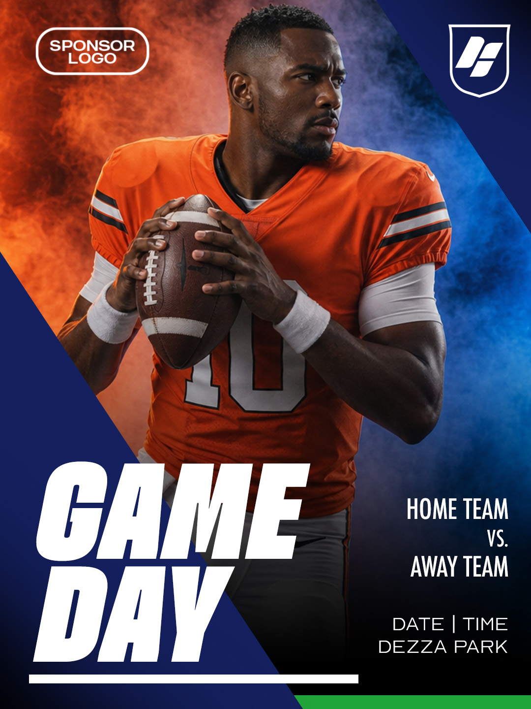 Rio Game Day graphic template