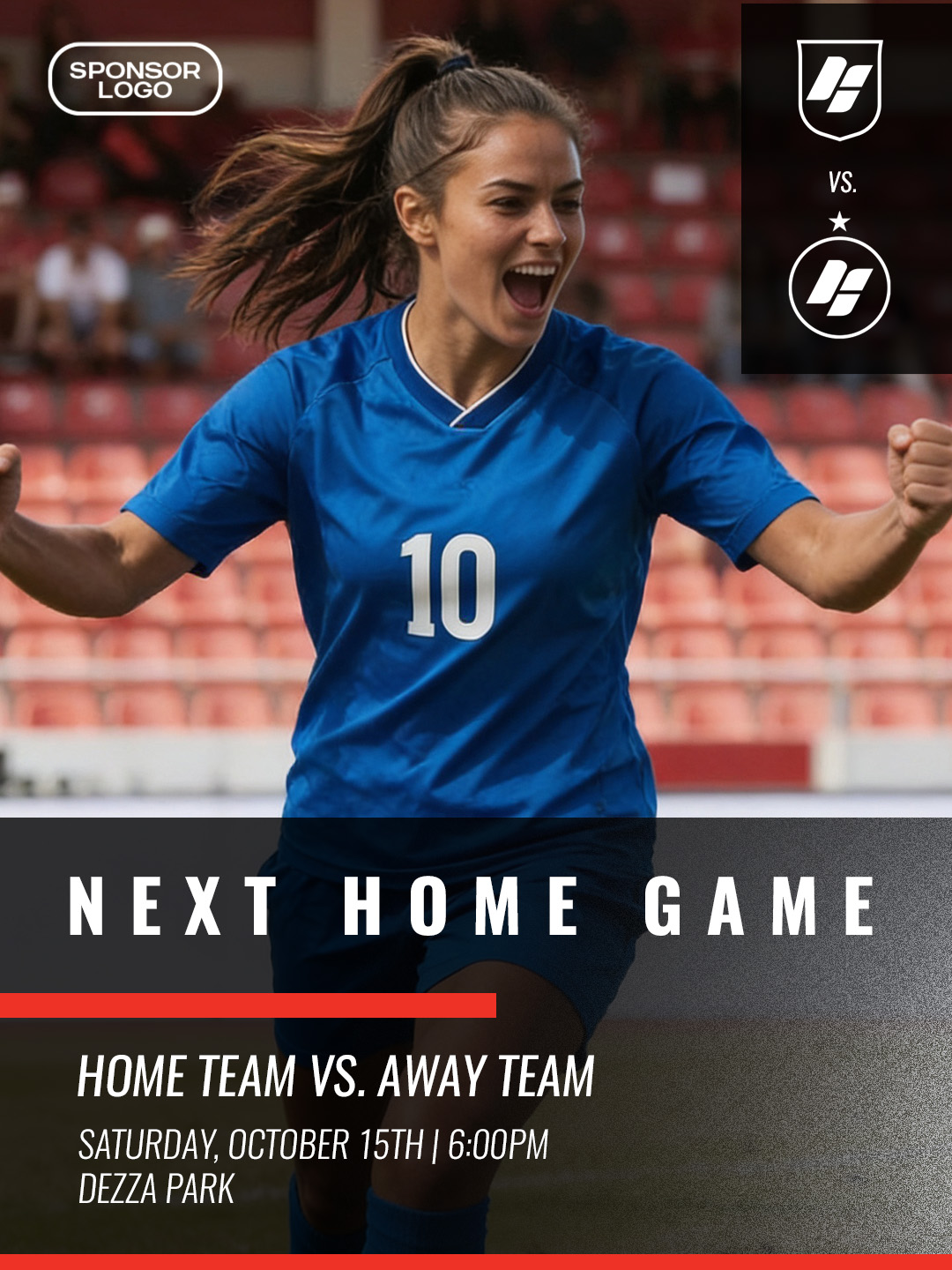 Chicago Next Game graphic template